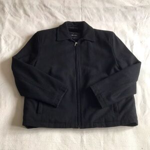 Isaac Mizrahi Full Zip Lined Wool Coat Size Large